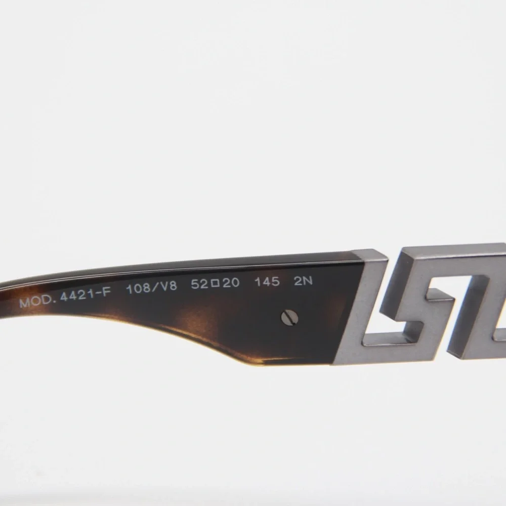 NEW VERSACE VE4421F 108/V8 VERSACE SUNGLASSES MOD 4421-F BROWN EYEWEAR VE4421